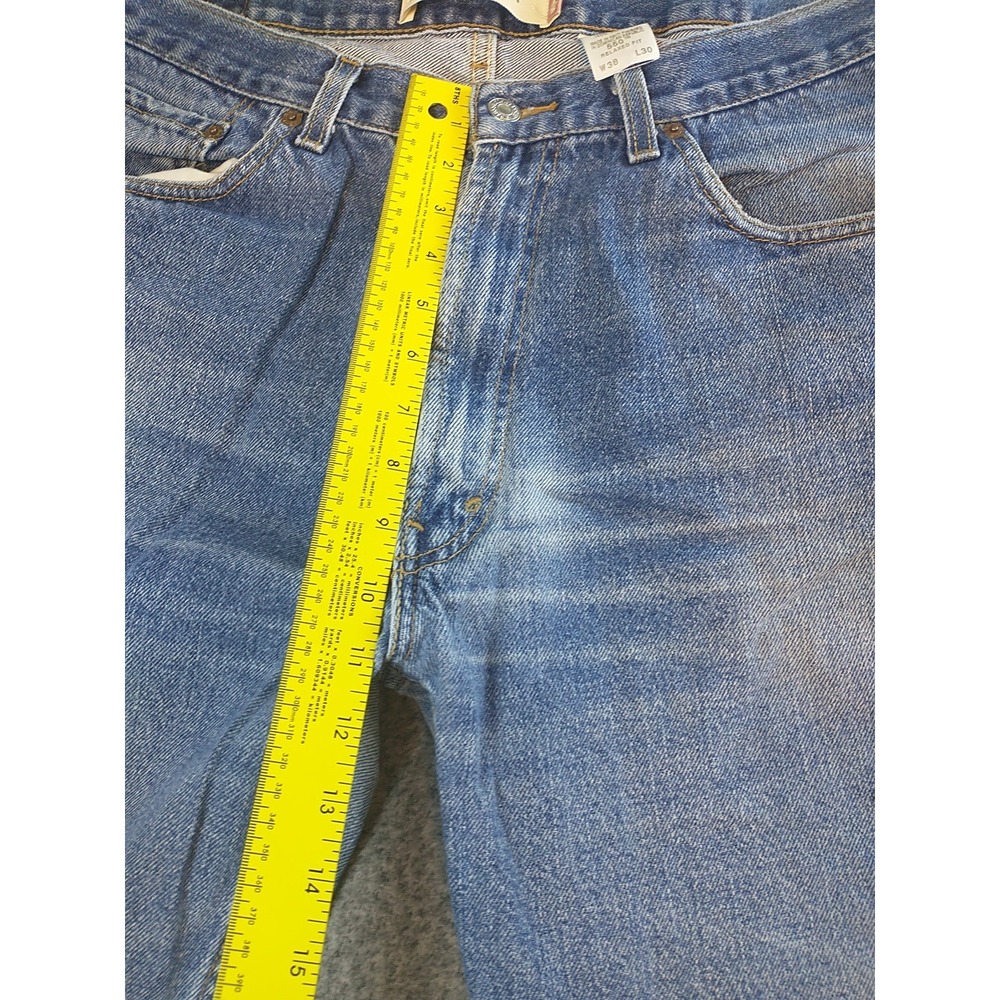Levis 550 Relaxed Fit Blue Denim Jeans Mens 36x29 Medium Wash Tapered Leg 00550 - Picture 8 of 16